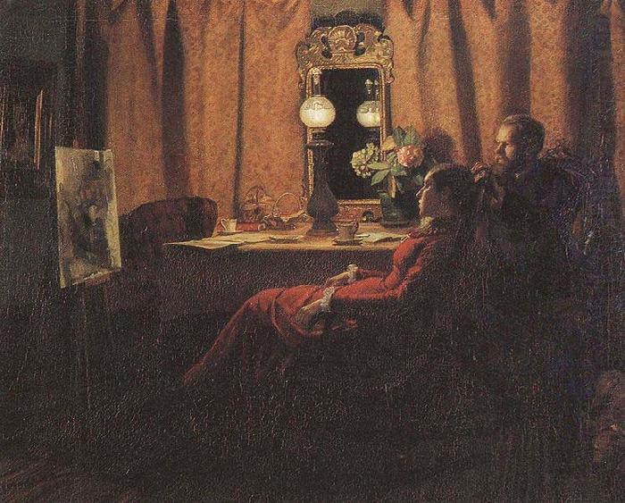 Appraising the Day Work, Michael Ancher